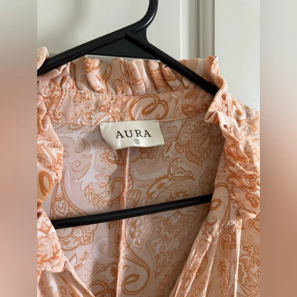 Aura paisley tier dress S - Picture 2 of 3